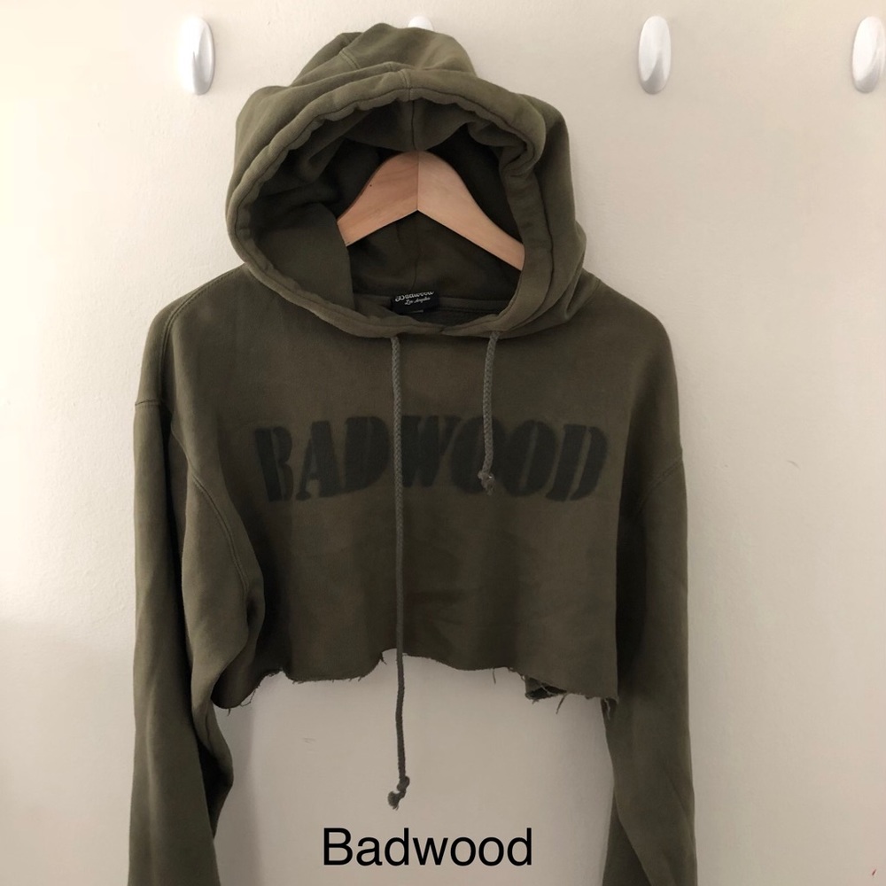 Badwood cropped hoodie